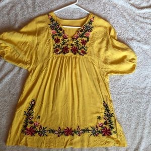 Embroided Mexican blouse